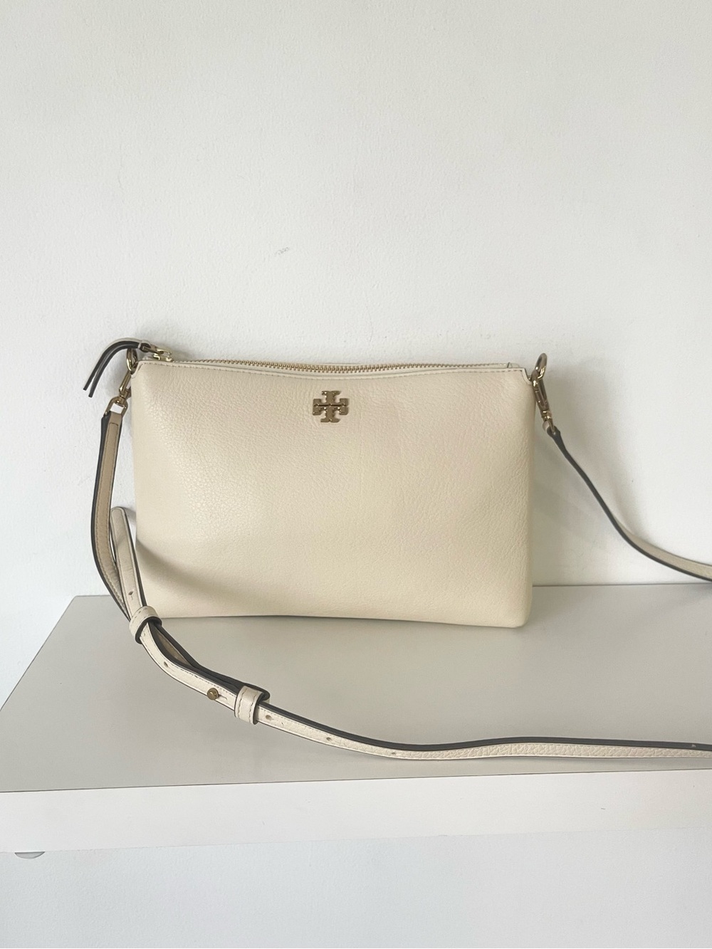 Tory Burch Cream Crossbody Bag